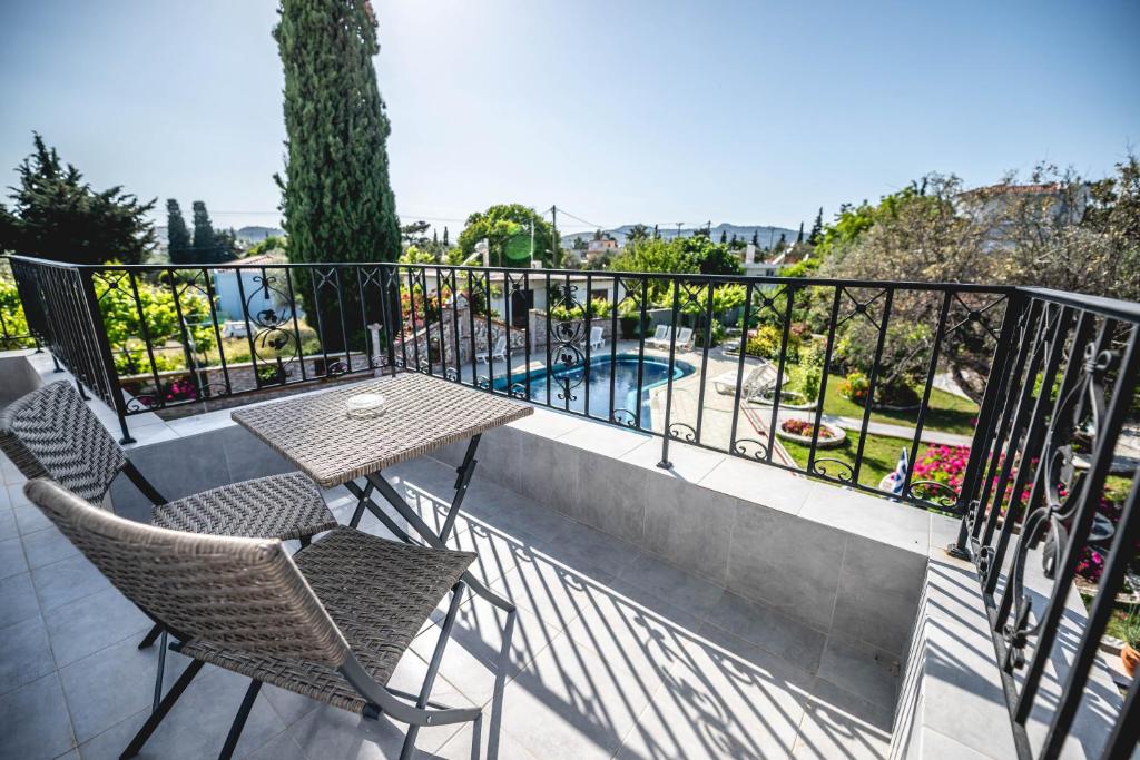 Balkon lub taras w obiekcie Hotel Dimitra Sun