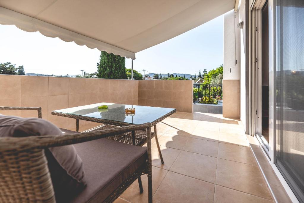 Balkon lub taras w obiekcie Hotel Dimitra Sun