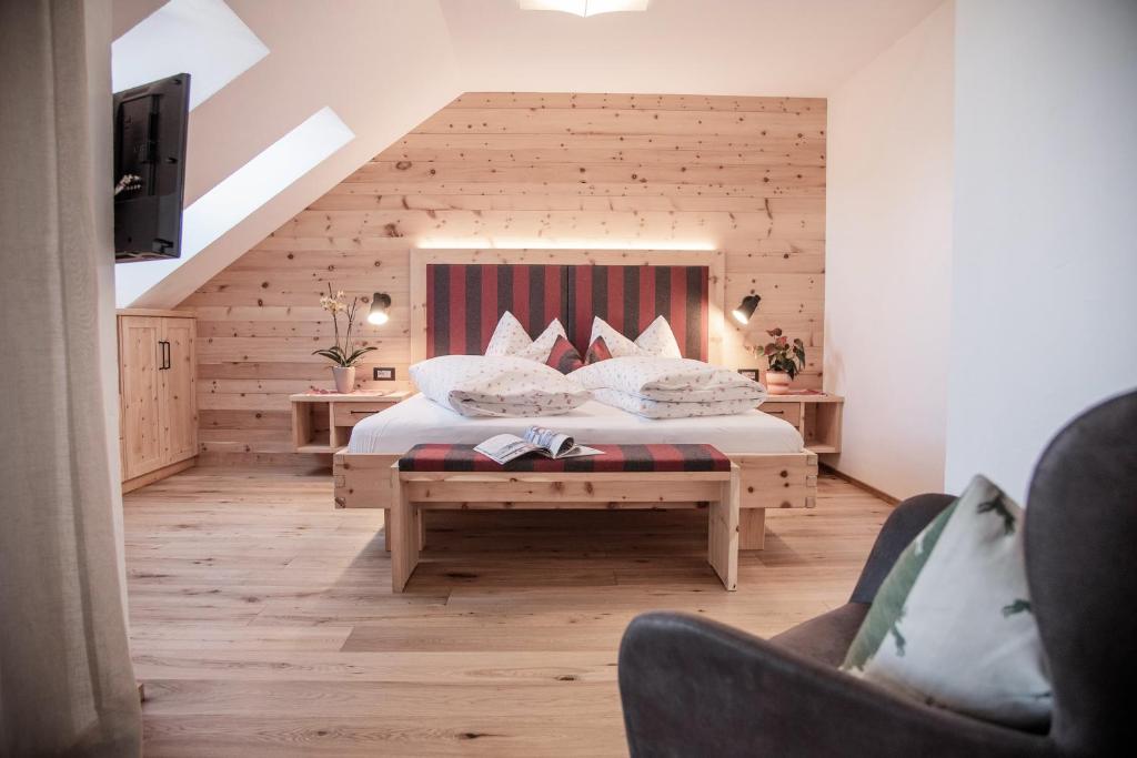 Posteľ alebo postele v izbe v ubytovaní Penthouse Chalet Pichlerhof