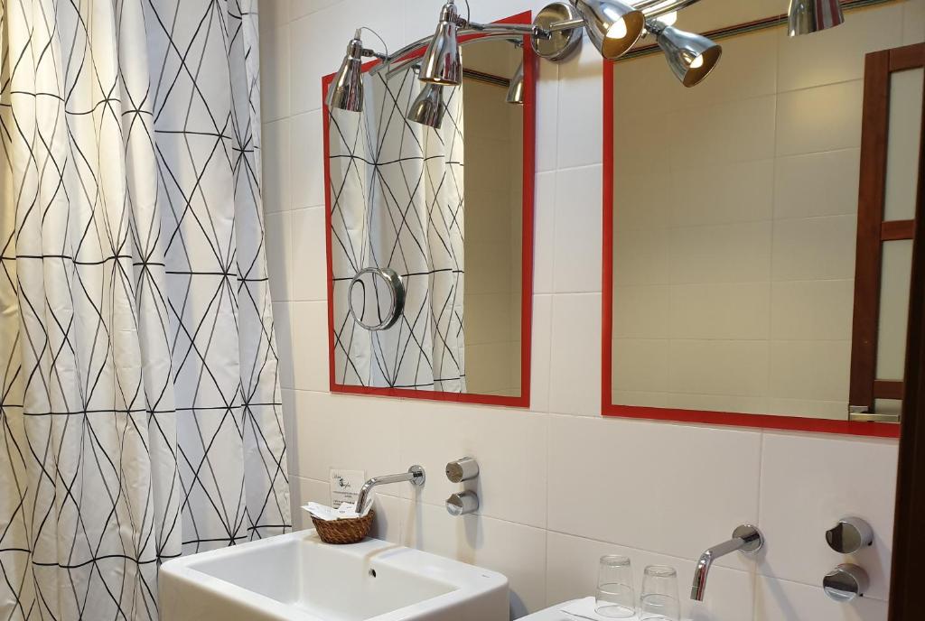 Koupelna v ubytování Hotel Segles - Turismo de Interior
