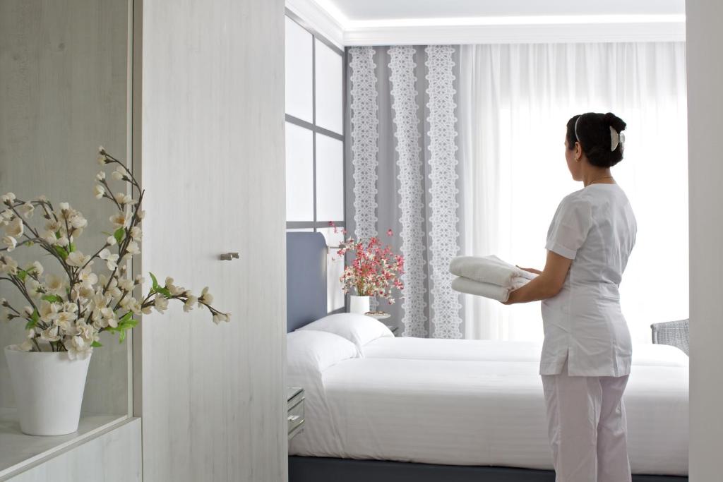 Hostia v ubytovaní Hotel Rosamar