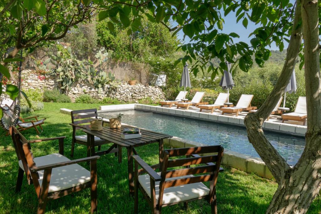 Zahrada ubytování Boutique Villa Kalliope