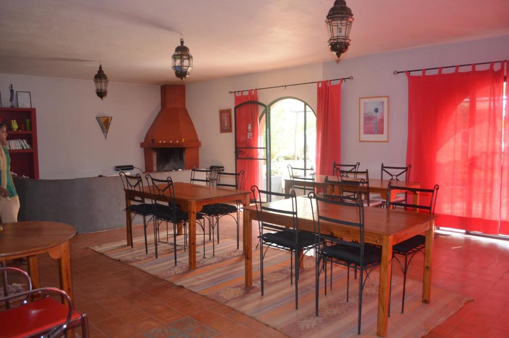 Posezení v ubytování Casa Naima