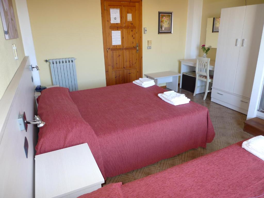 Postel nebo postele na pokoji v ubytování Hotel Alexander