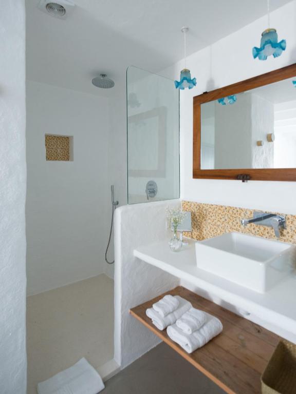 Koupelna v ubytování HOTEL ANHEL