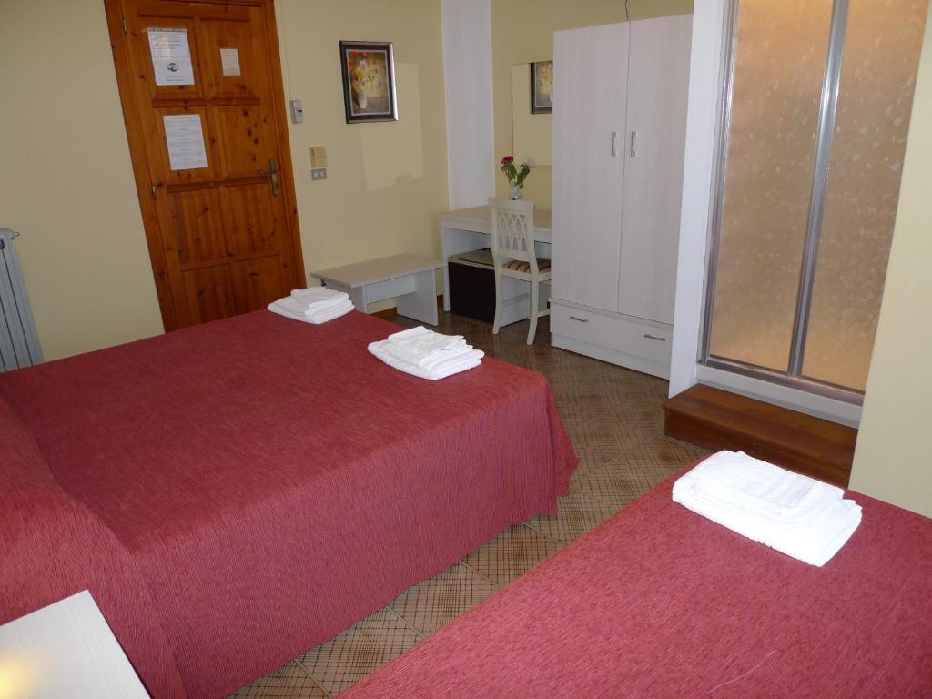 Postel nebo postele na pokoji v ubytování Hotel Alexander