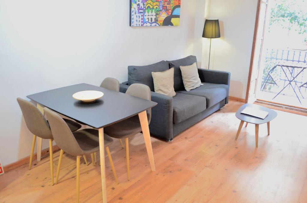 Posezení v ubytování Poble Sec Apartments