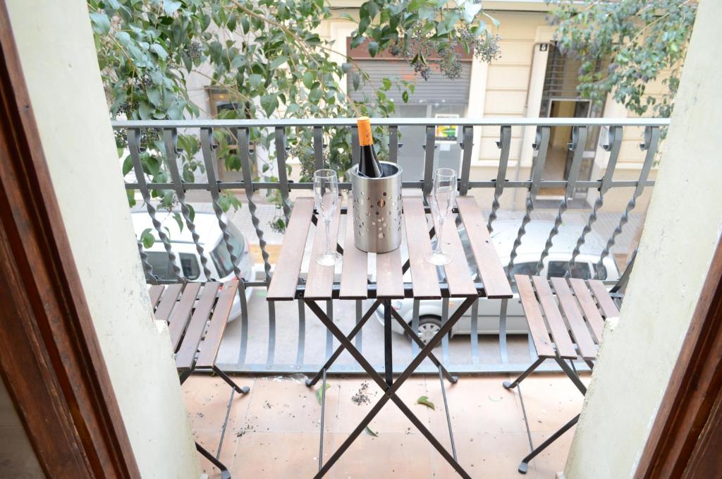 Balkón nebo terasa v ubytování Poble Sec Apartments