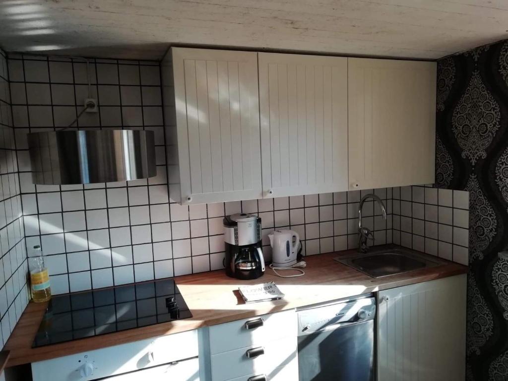 Kuchyň nebo kuchyňský kout v ubytování Ynde Private Apartment