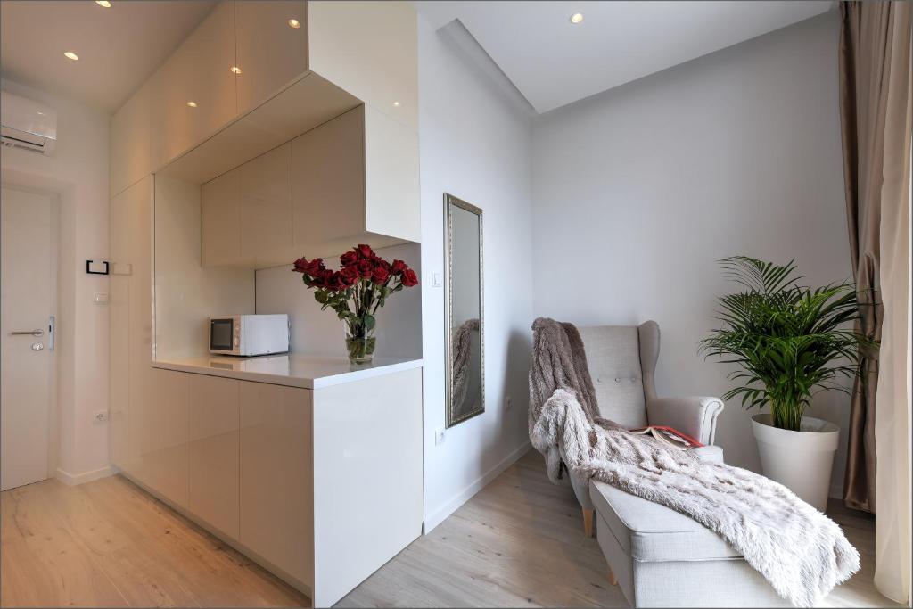 Kuchyňa alebo kuchynka v ubytovaní Via Porto Rooms