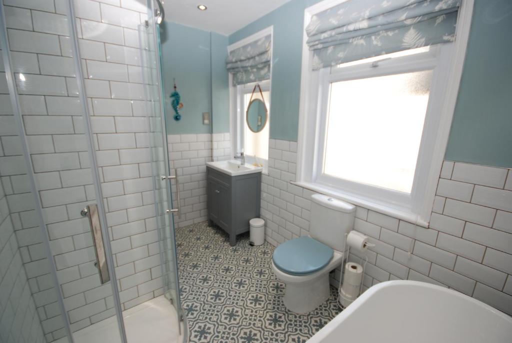 Koupelna v ubytování Weymouth Vegan B&B