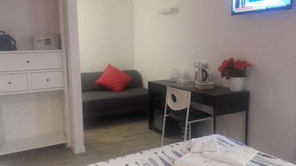 TV a/nebo společenská místnost v ubytování Travel House