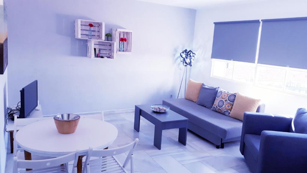 Posezení v ubytování Apartamento Puerto Marina Sun & Relax Benalmádena