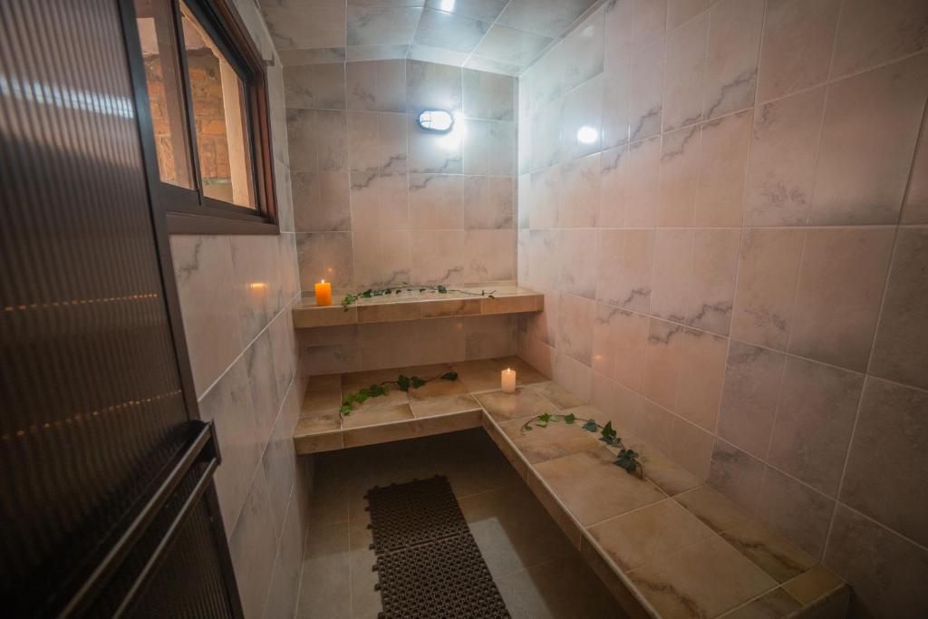 Koupelna v ubytování Hotel Muisca