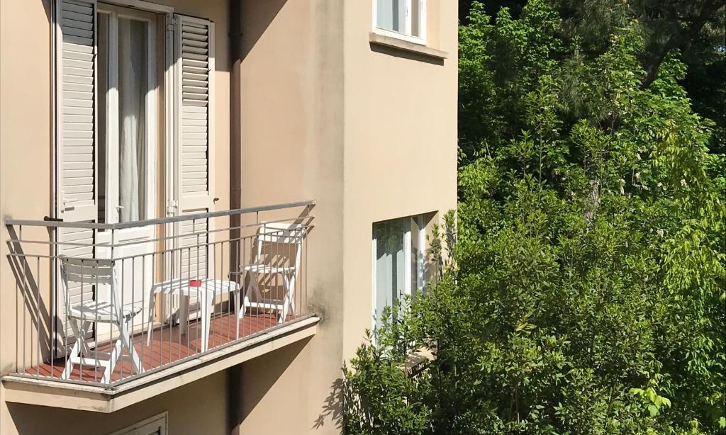 Balkón nebo terasa v ubytování Hotel Garni Picnic
