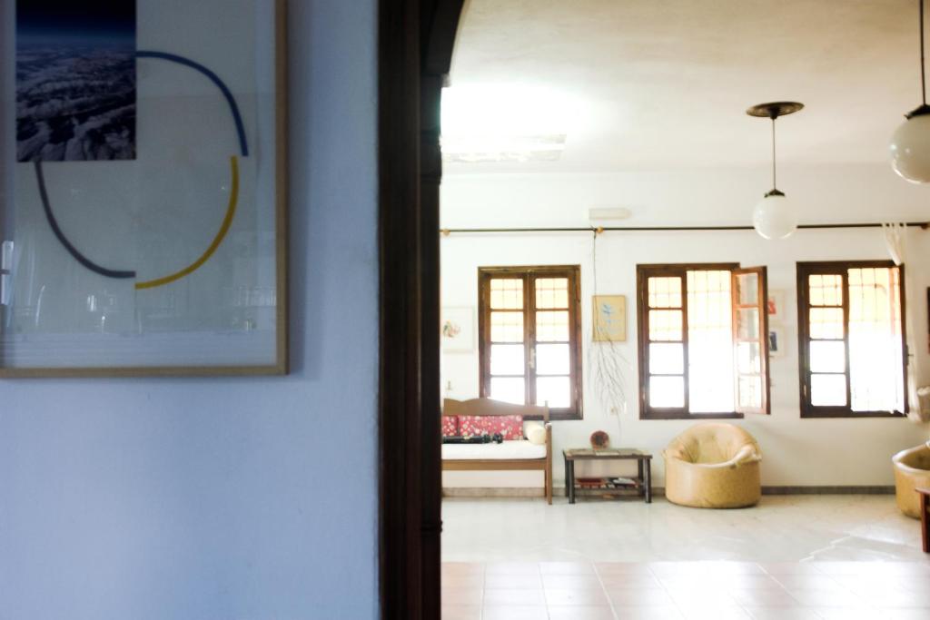 Χώρος καθιστικού στο Art Hotel Panorama