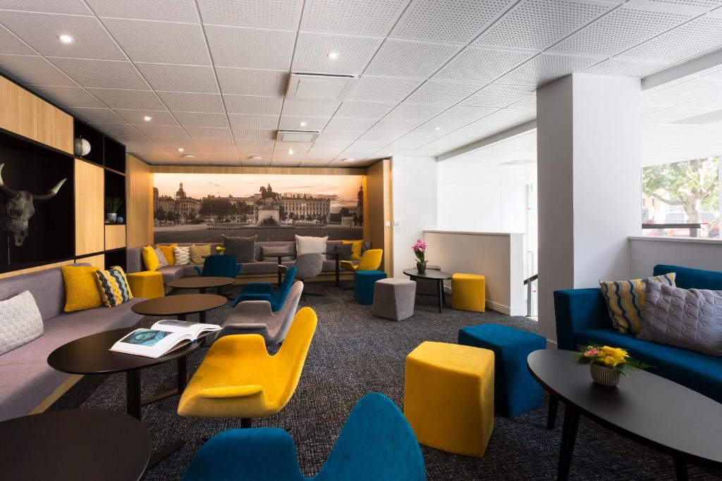 Posezení v ubytování Nemea Appart Hotel So Cloud Lyon Gare Part-Dieu