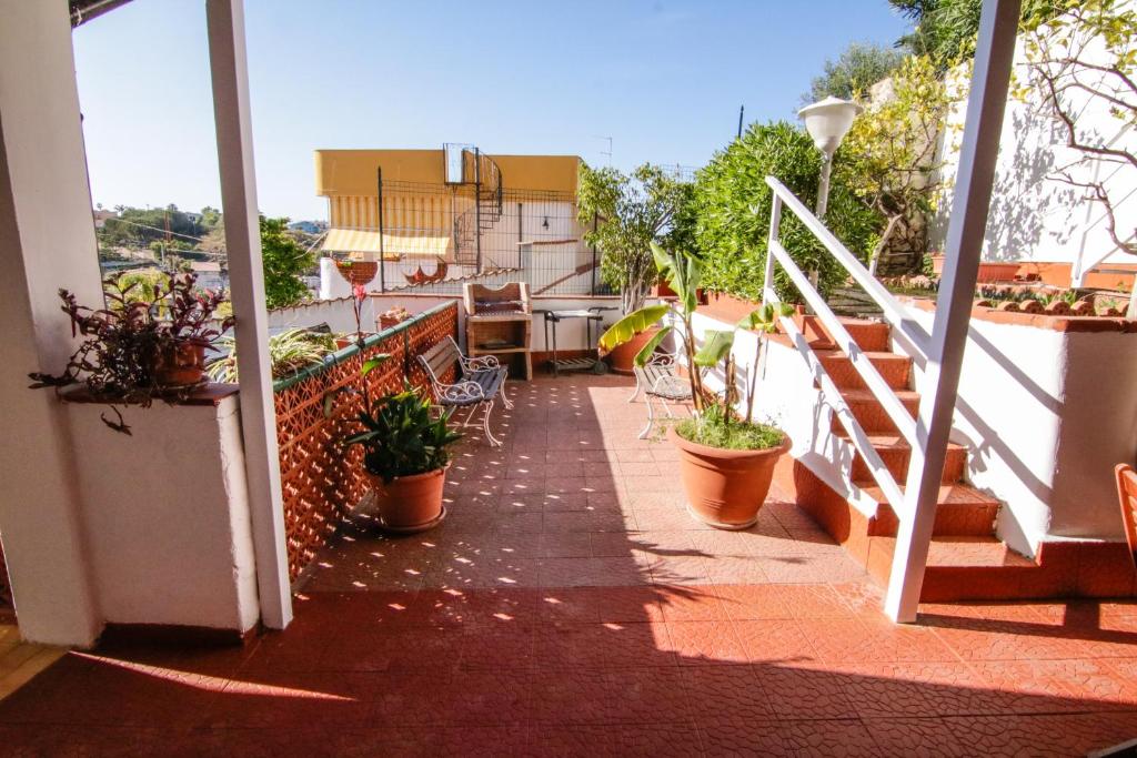 Balkón nebo terasa v ubytování Villetta sul mare in residence