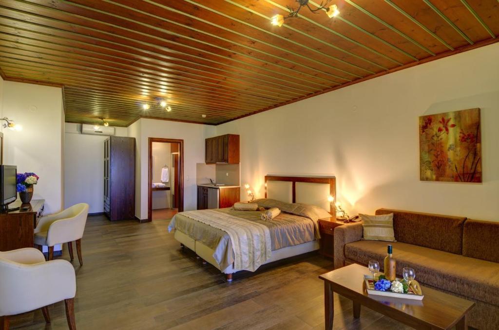 Postel nebo postele na pokoji v ubytování Hotel Zagora