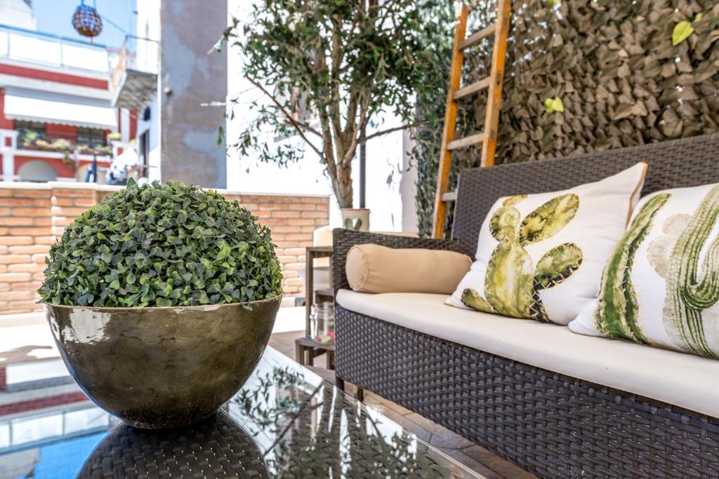 A seating area at A Gem in the City