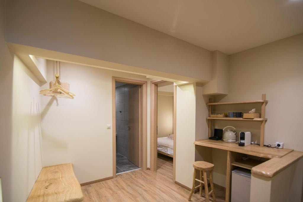 Kuchyň nebo kuchyňský kout v ubytování Ederlezi Boutique Hotel