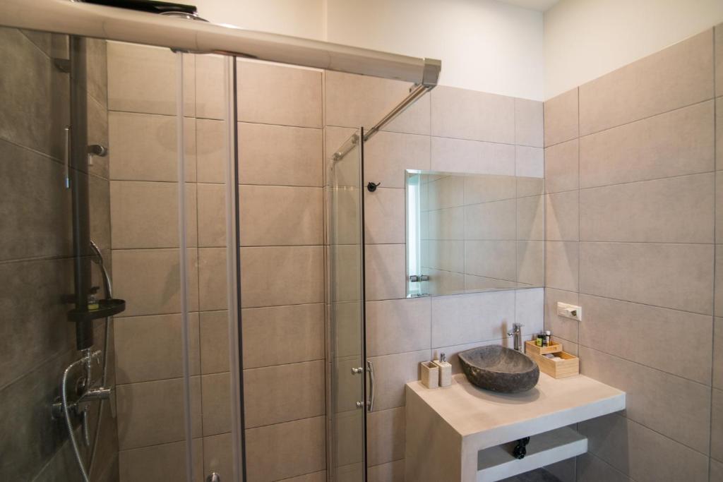 Koupelna v ubytování Ederlezi Boutique Hotel