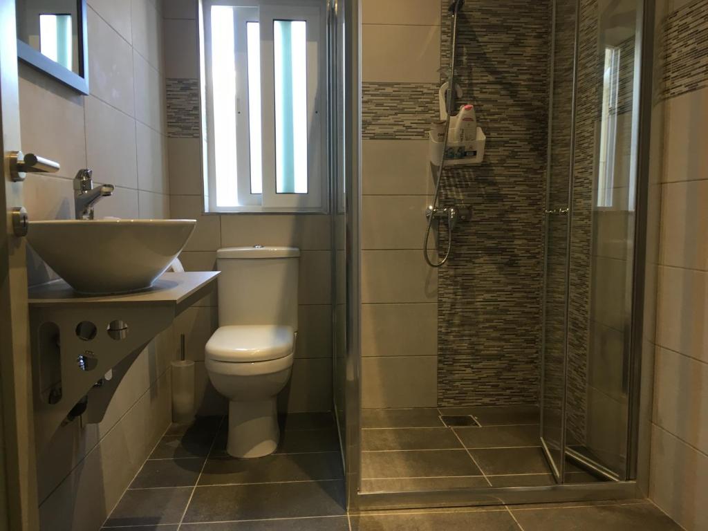 Koupelna v ubytování Seaside Room