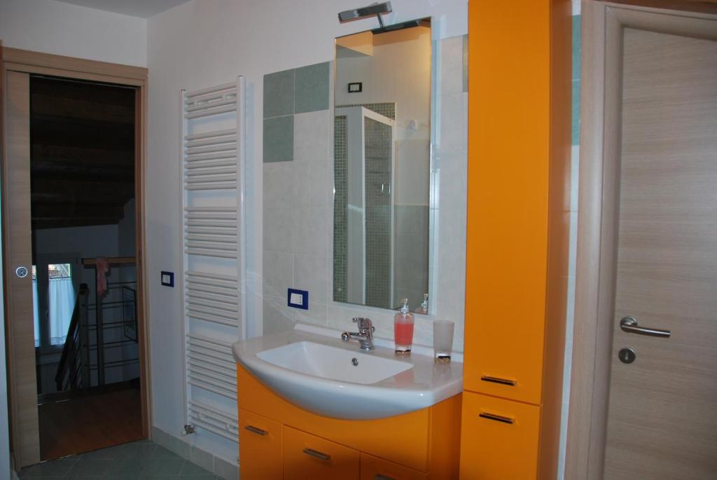 Koupelna v ubytování B&B Percorso Verde