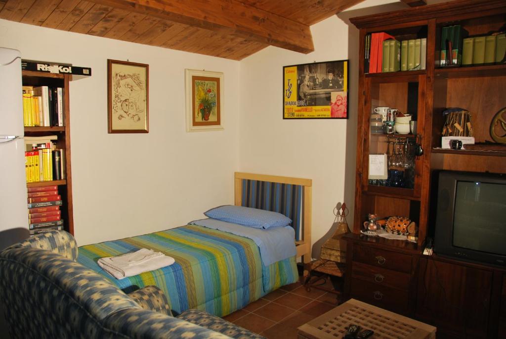 Postel nebo postele na pokoji v ubytování B&B Percorso Verde