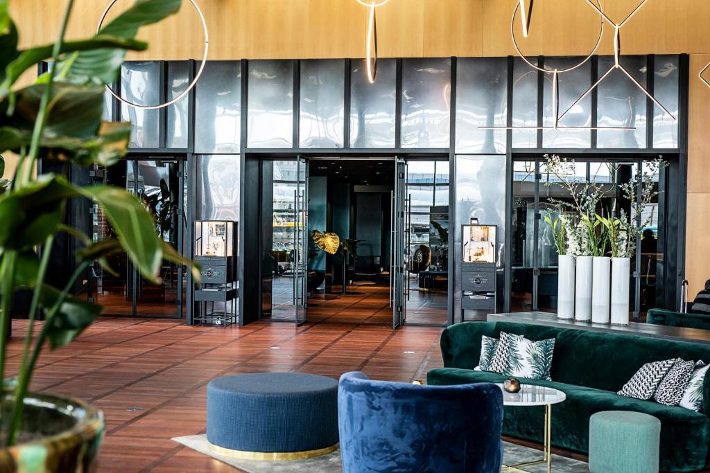 Posezení v ubytování Clarion Hotel Copenhagen Airport