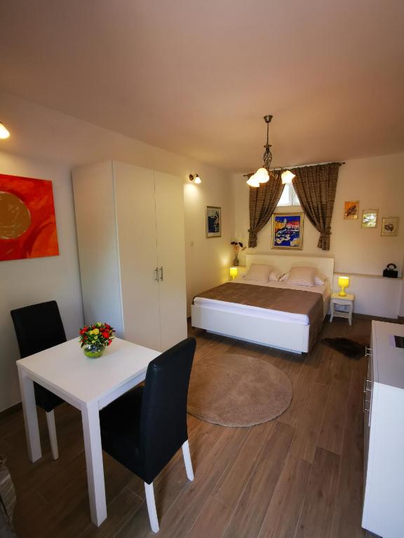 Posteľ alebo postele v izbe v ubytovaní Studio Marin