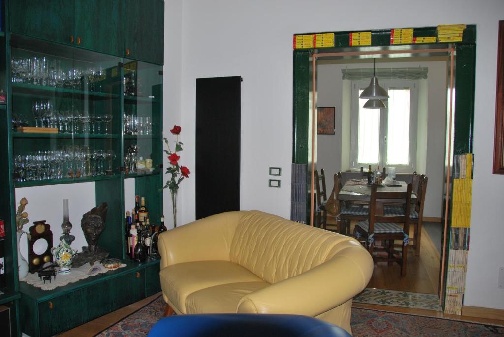 Posezení v ubytování B&B Percorso Verde