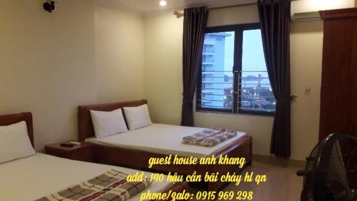 Uma cama ou camas num quarto em Guesthouse Anh Khang