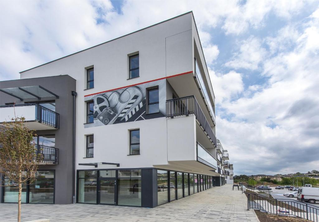 Budova, v ktorej sa apartmán nachádza