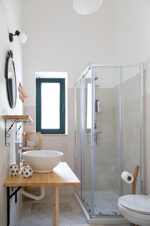 Koupelna v ubytování Physis b&b-a casa di Clio