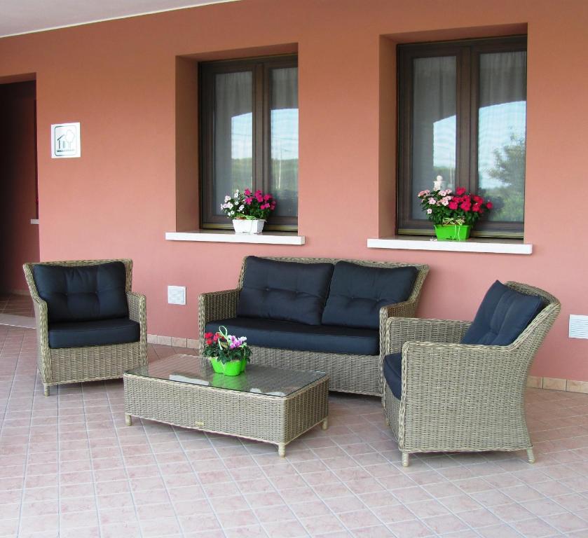 Posezení v ubytování Agriturismo Ai Laghi