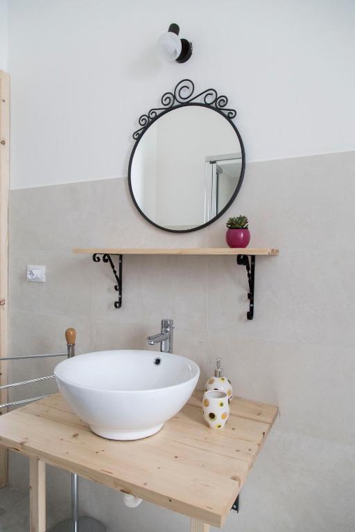 Koupelna v ubytování Physis b&b-a casa di Clio