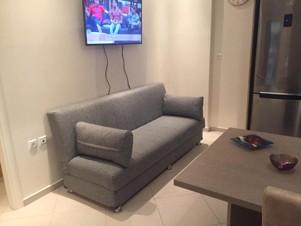 Posezení v ubytování Eleni Apartment