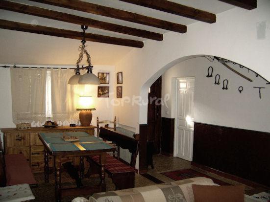 Posezení v ubytování Casa rural El Rincón