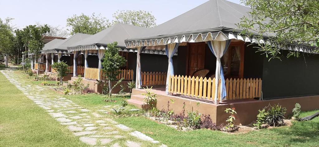 Zahrada ubytování Pushkar Vela Resort