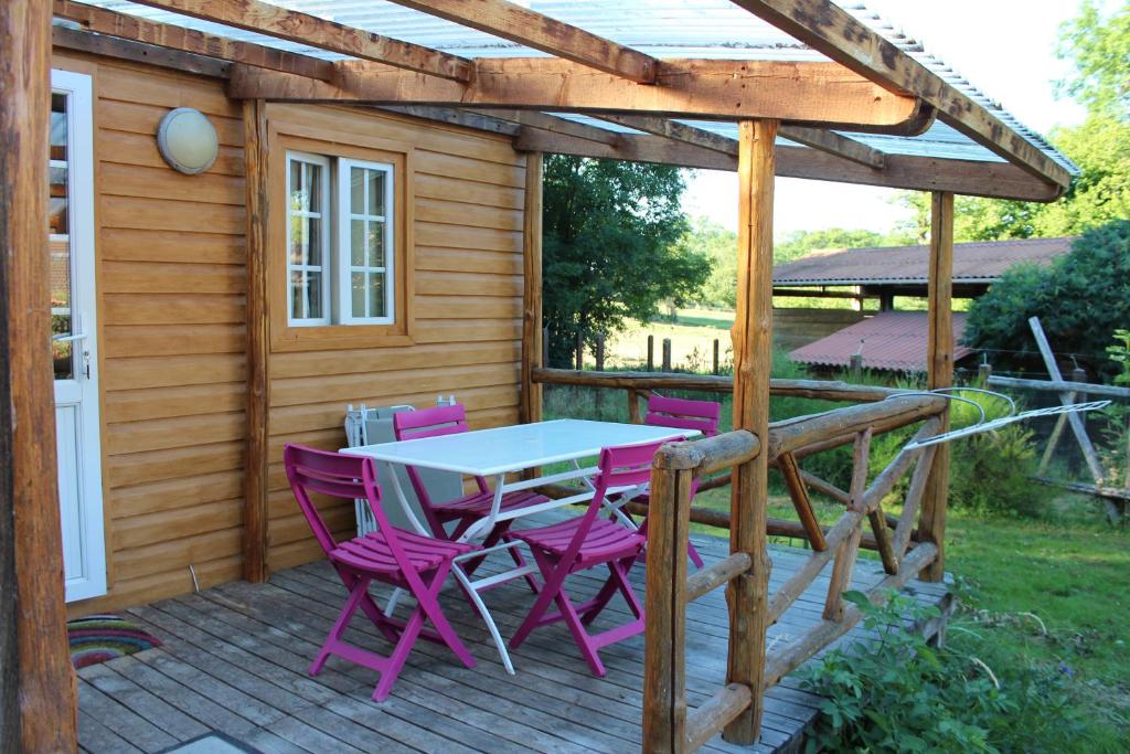 Zahrada ubytování Camping la Chevauchée