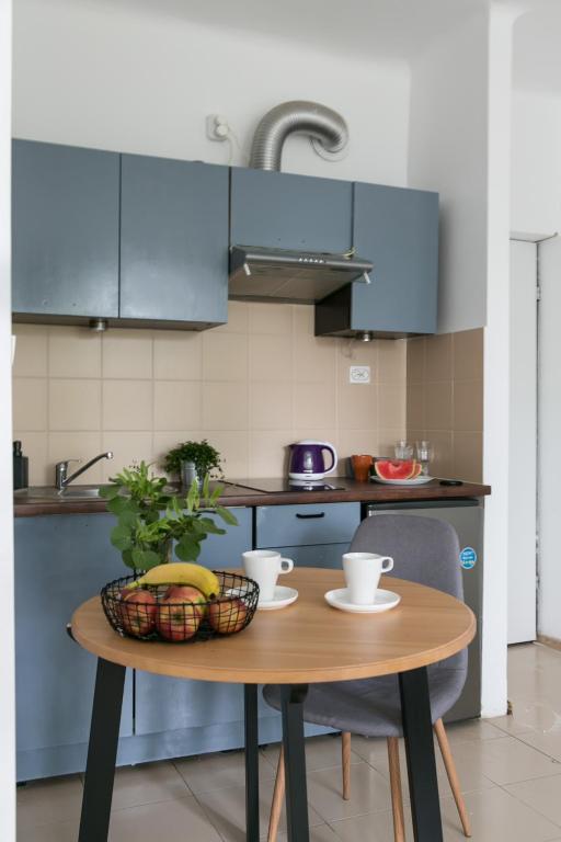 Kuchyňa alebo kuchynka v ubytovaní Bednarska Apartment
