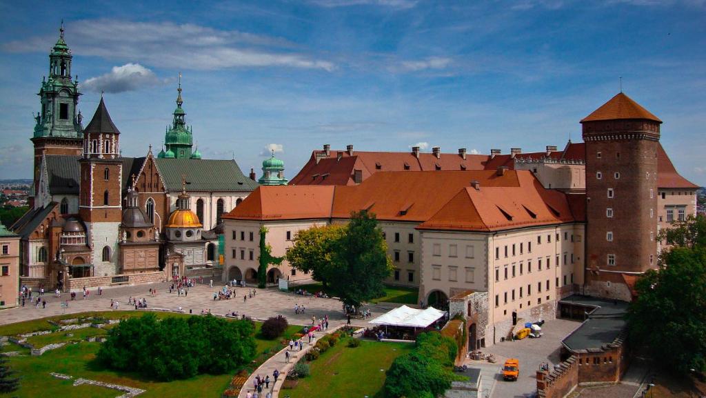 Výhľad na mesto Krakov alebo výhľad na mesto priamo z apartmánu