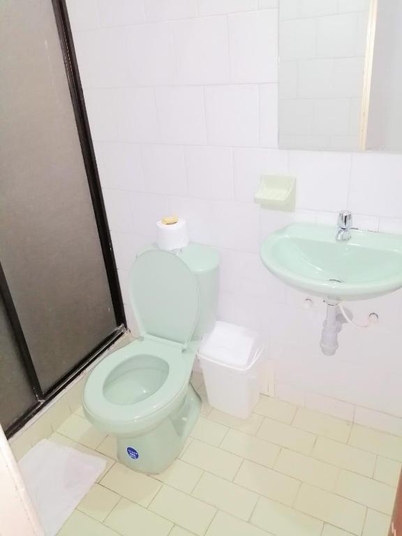 Koupelna v ubytování Hotel Tame Real