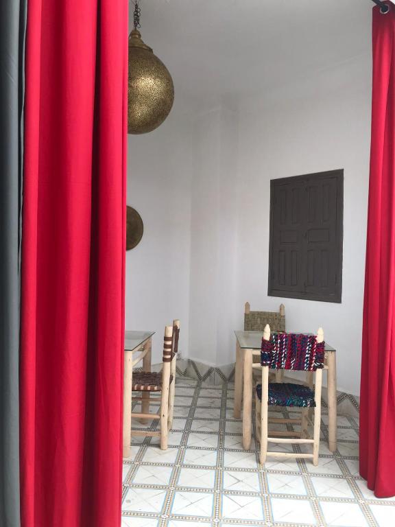 Posezení v ubytování Riad Papadou