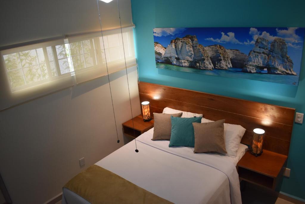 Postel nebo postele na pokoji v ubytování Condo Lux Xareni