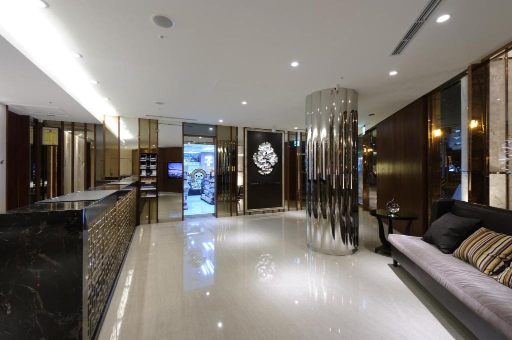 Posezení v ubytování K Hotel Taipei Dunnan