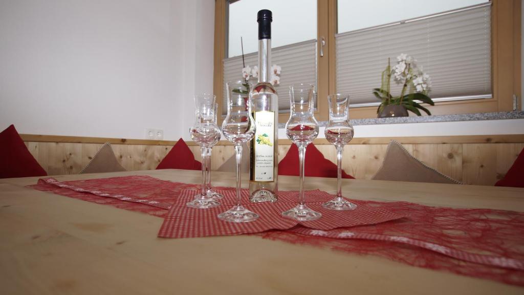 Nápoje v ubytování Appartement Sonnenschein
