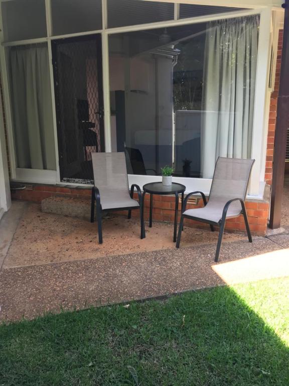 Patio nebo venkovní prostory v ubytování OCEAN BREEZE MOTEL