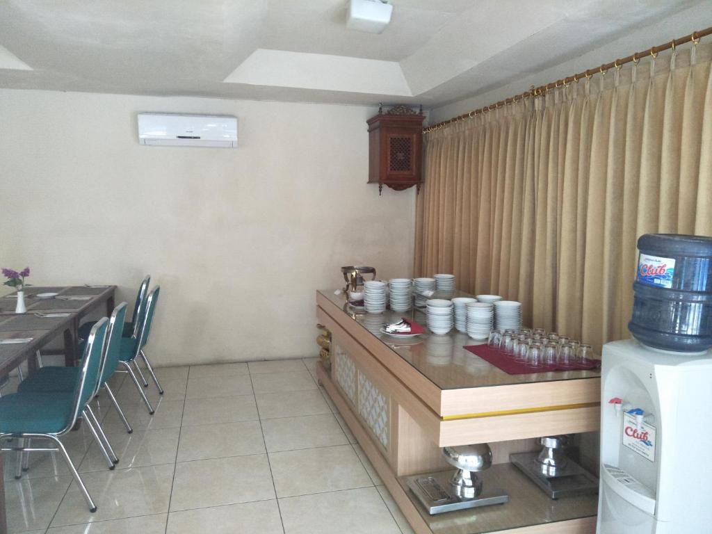 Kuchyň nebo kuchyňský kout v ubytování Hotel Grand Rosela